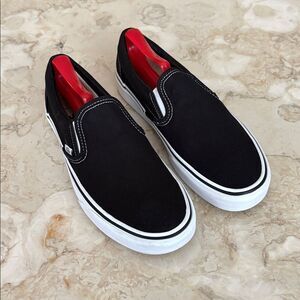 Vans Classic Slip-On Unisex Skate Shoes Black